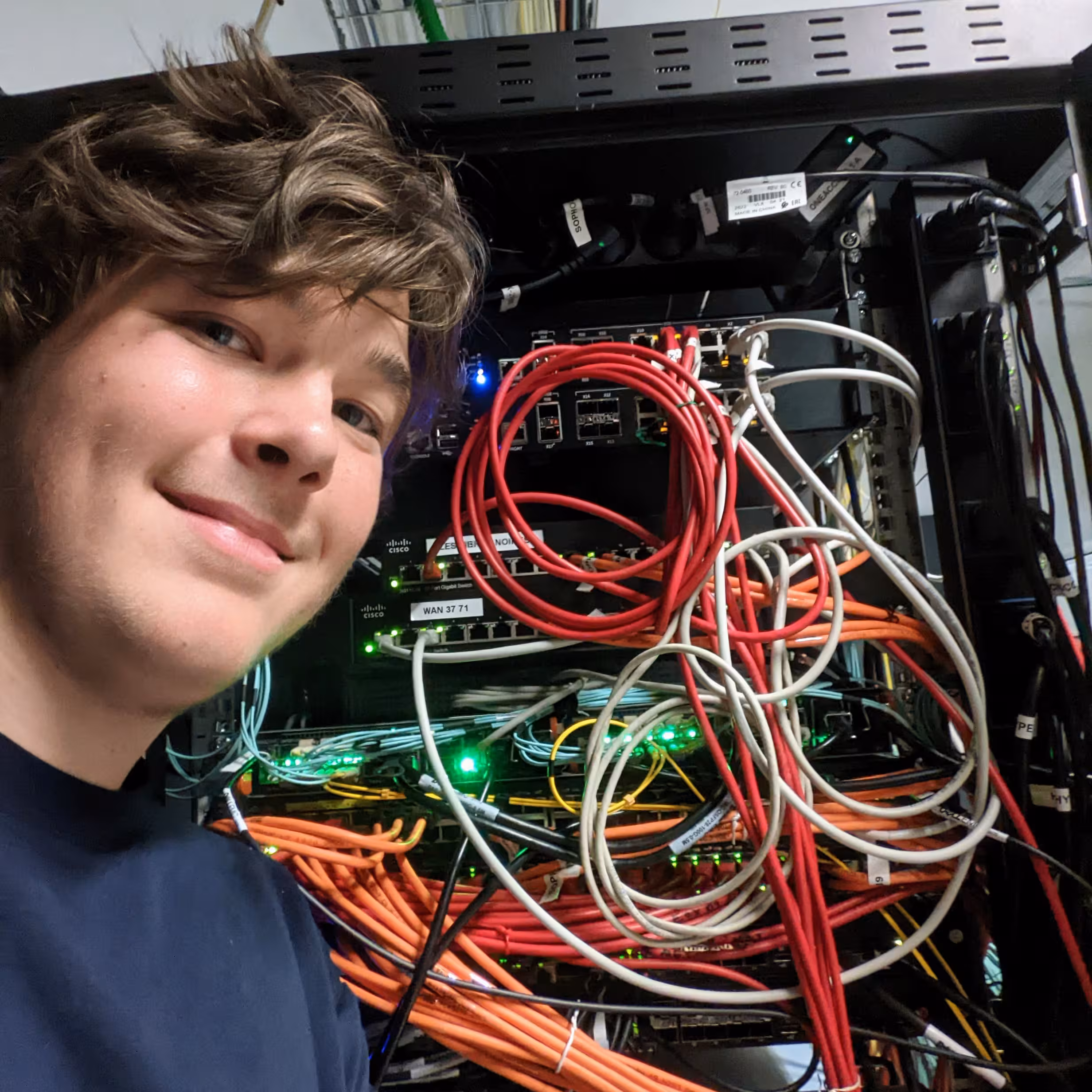 Tristan Bringuier en datacenter